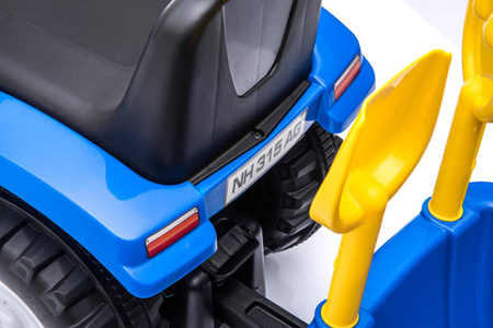 Jeździk / traktor z przyczepą - NEW HOLLAND - ŻÓŁTY + rejestracja