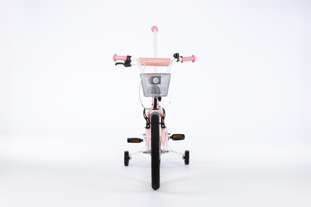 Rower dziecięcy TOMABIKE BMX PLATINUM 18 cali z prowadnikiem - JASNY RÓŻOWY