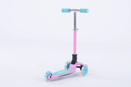 Hulajnoga balansowa MILO z LED - BABY BLUE & SWEET PINK