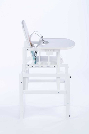 Krzesełko do karmienia dla dziecka derwniane - ANTONIO - ZOO