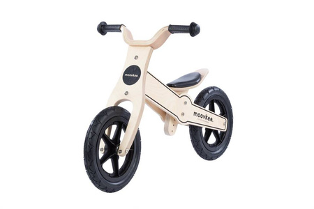 Rowerek trójkołowy/biegowy drewniany JANE 2w1 - NATURAL WOOD