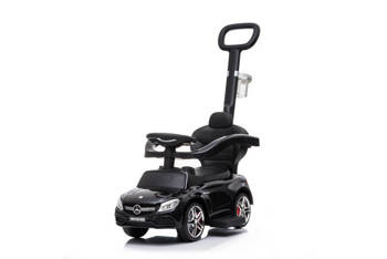 Jeździk z prowadnikiem - Mercedes C63 - CZARNYM + rejestracja