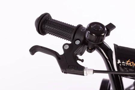 Rower dziecięcy PLATINUM XXIV 14 cali z prowadnikiem PLUS - ZŁOTY