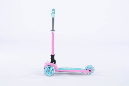 Hulajnoga balansowa MILO z LED - BABY BLUE & SWEET PINK