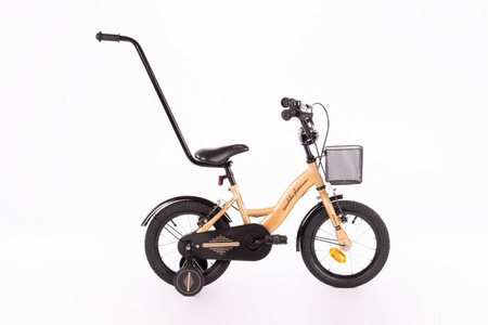 Rower dziecięcy PLATINUM XXIV 14 cali z prowadnikiem PLUS - ZŁOTY