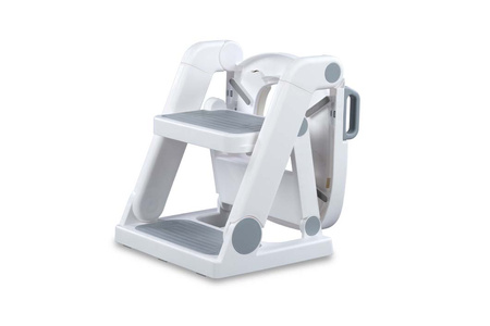 Nakładka na sedes z drabinką - Baby Ladder Potty - moonlight GREY