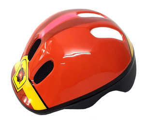 Kask rowerowy dziecięcy  SPOKEY -FIREMAN- CZERWONY