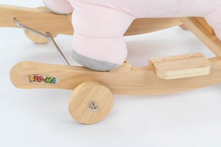 Pluszowa MYSZ na biegunach z kółkami