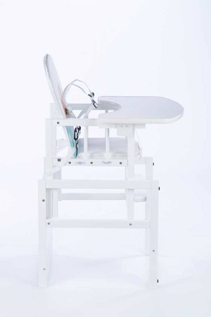 Krzesełko do karmienia dla dziecka derwniane - ANTONIO - ZOO