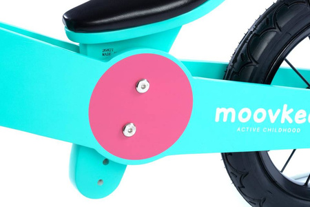 Rowerek biegowy drewniany JACK - SWEET PINK & BABY BLUE