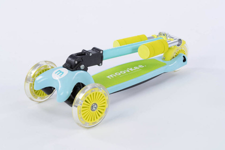 Hulajnoga balansowa MILO z LED - BABY BLUE & LIME GREEN