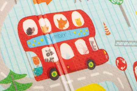 Mata piankowa dwustronna duża 180x200 cm - RIDE & FLY