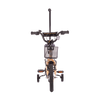 Rower dziecięcy PLATINUM XXIV 14 cali z prowadnikiem PLUS - ZŁOTY