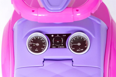 Jeździk dziecięcy samochodzik - RÓŻOWY