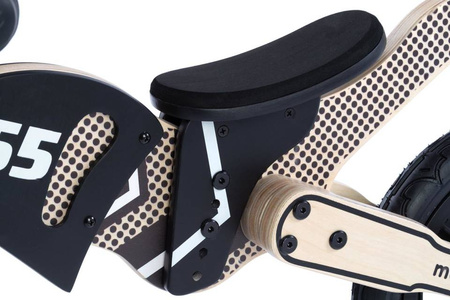 Drewniany rowerek biegowy - ALEX - NICE BLACK