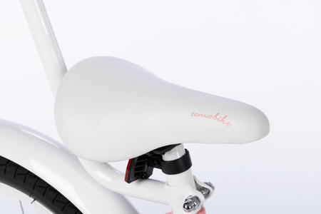 Rower dziecięcy TOMABIKE BMX PLATINUM 18 cali z prowadnikiem - JASNY RÓŻOWY