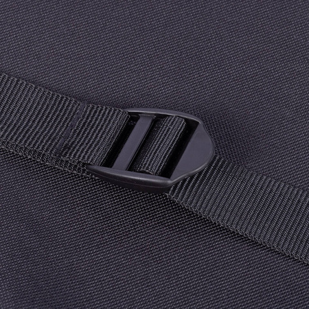 Zestaw Drewniane sanki BUKOWE "Maluch" z oparciem i siedzeniem parcianym + sznurek z uchwytem + czarny materacyk