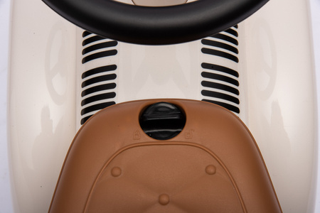 Jeździk RETRO z miękkimi kołami - KREMOWY