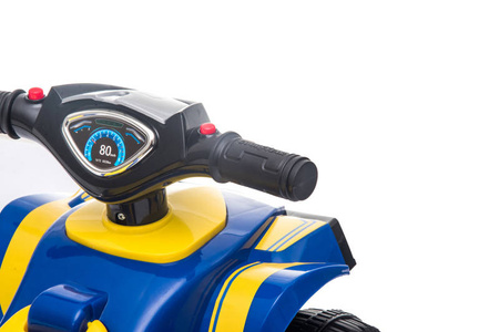 Jeździk QUAD - GOODYEAR - ŻÓŁTY / NIEBIESKI + rejestracja