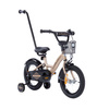 Rower dziecięcy BMX PLATINUM XXV 14 cali z prowadnikiem - ZŁOTY