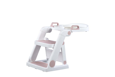 Nakładka na sedes z drabinką - Baby Ladder Potty - baby PINK