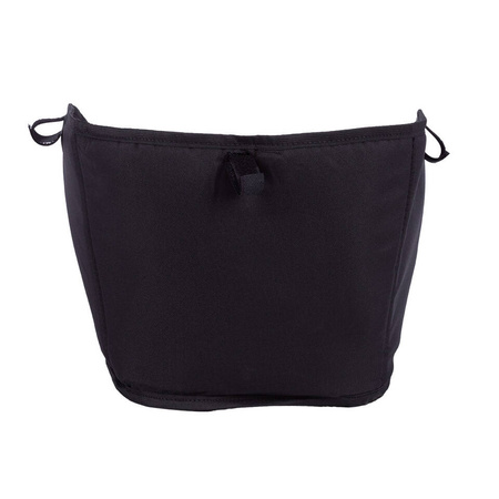 Zestaw Drewniane sanki TO-MA BUKOWE "Maluch" z oparciem + sznurek z uchwytem + materacyk do sanek w kolorze czarnym