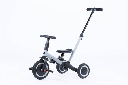 Rowerek trójkołowy/biegowy MIKE 6w1 - COOL GREY