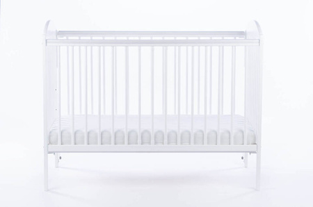 Łóżeczko drewniane LULAYA - BIAŁY