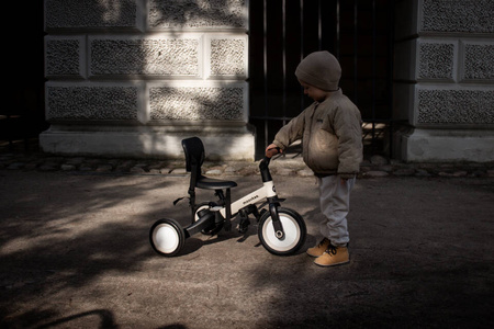 Rowerek trójkołowy/biegowy MIKE 6w1 - PRETTY NUDE