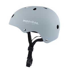 Kask rowerowy dziecięcy MOOVKEE. - SZARY