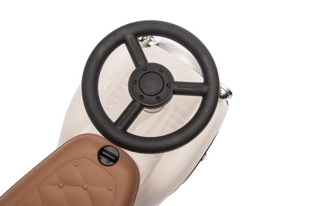 Jeździk RETRO z miękkimi kołami - KREMOWY