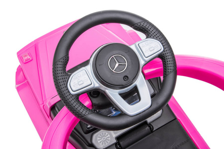Jeździk z prowadnikiem MERCEDES-BENZ G 350 (licencja) - RÓŻOWY + rejestracja
