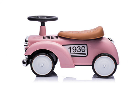 Jeździk RETRO z miękkimi kołami - RÓŻOWY