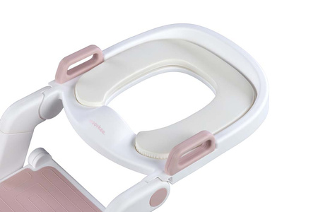 Nakładka na sedes z drabinką - Baby Ladder Potty - baby PINK
