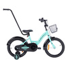 Rower dziecięcy TOMABIKE BMX 16 cali z prowadnikiem PLATINUM - JASNY TURKUSOWY