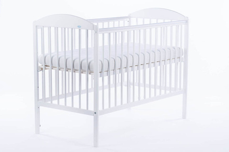 Łóżeczko drewniane LULAYA - BIAŁY