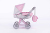 Wózek głęboki ALICE dla lalek - SWEET PINK and GREY