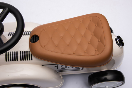 Jeździk RETRO z miękkimi kołami - KREMOWY