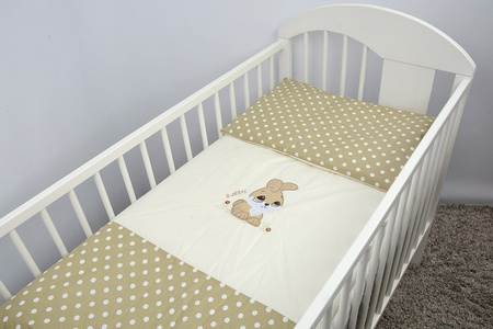 Pościel dziecięca RABBIT - BEŻOWY