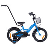 Rower dziecięcy BMX 14 cali PLATINUM XXV z prowadnikiem - NIEBIESKI