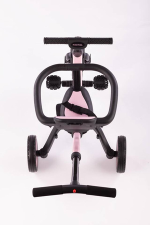 Rowerek trójkołowy/biegowy MIKE 6w1 PRO - SWEET PINK