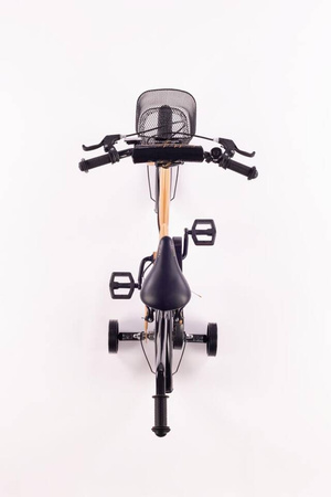 Rower dziecięcy PLATINUM XXIV 14 cali z prowadnikiem PLUS - ZŁOTY