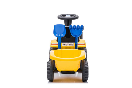 Jeździk / traktor z przyczepą - NEW HOLLAND - ŻÓŁTY + rejestracja
