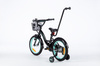 Rower dziecięcy TOMABIKE BMX 16 cali z prowadnikiem PLATINUM XXV - CZARNY / TURKUSOWY