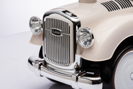 Jeździk RETRO z miękkimi kołami - KREMOWY