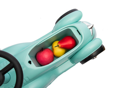 Jeździk RETRO z miękkimi kołami - KREMOWY