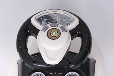 Jeździk dziecięcy samochodzik - BIAŁY