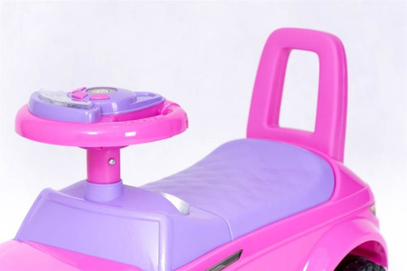 Jeździk dziecięcy samochodzik - RÓŻOWY