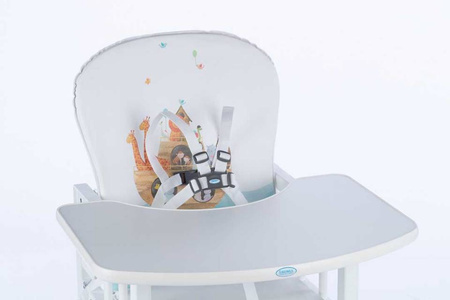 Krzesełko do karmienia dla dziecka derwniane - ANTONIO - ZOO