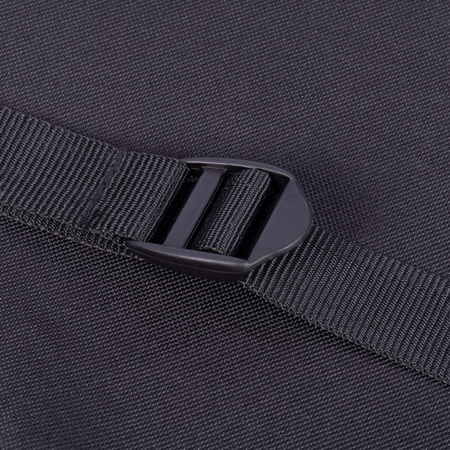 Zestaw Sanki metalowe z oparciem i podnóżkiem + materacyk z ODBLASKIEM - GRAFITOWY